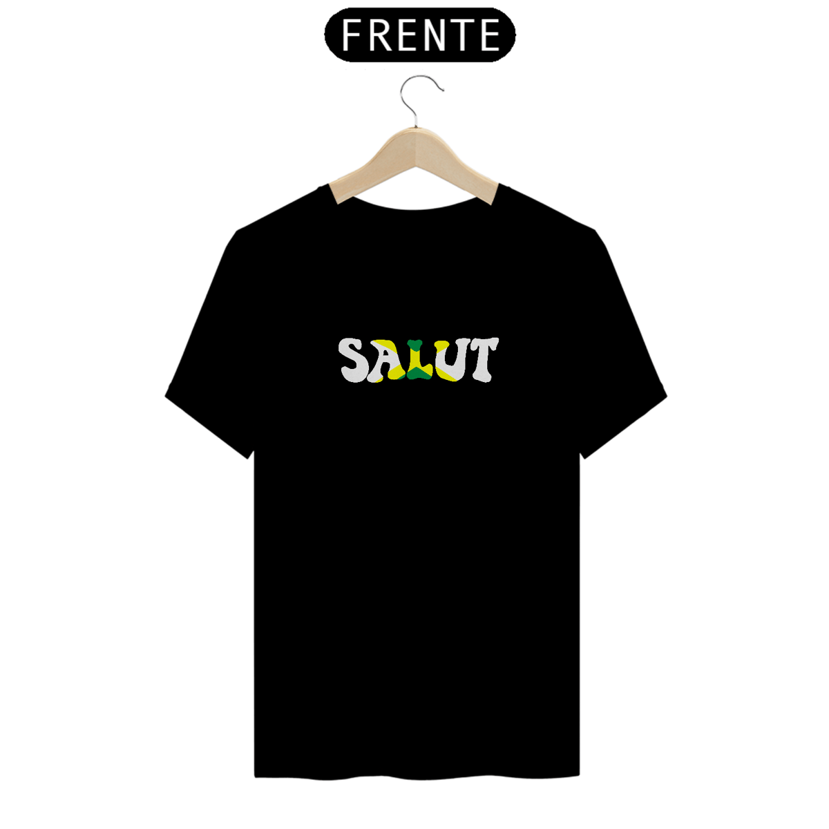 Nome do produto: Salut Jamaica | Black T-Shirt