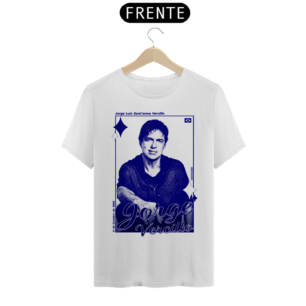 Nome do produto: Tshirt Bio Jorge Vercillo