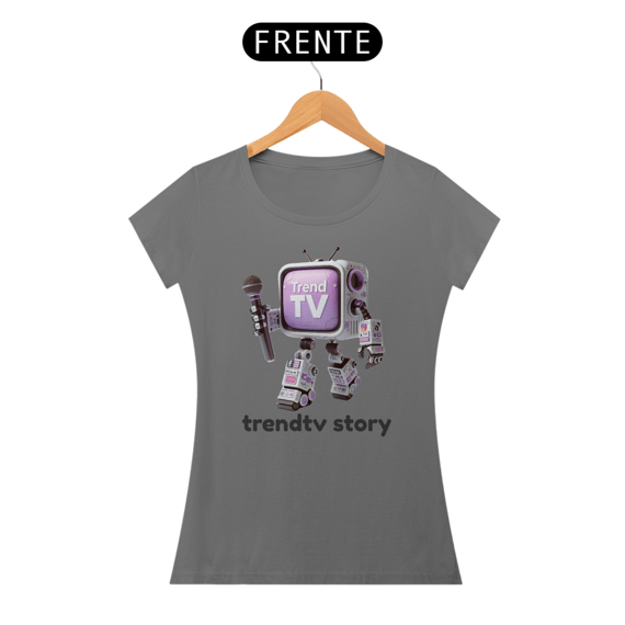 Baby Look feminina - Robozinho Tv Trend BR