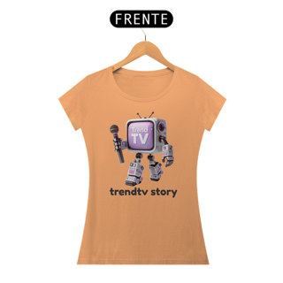 Nome do produto Baby Look feminina - Robozinho Tv Trend BR