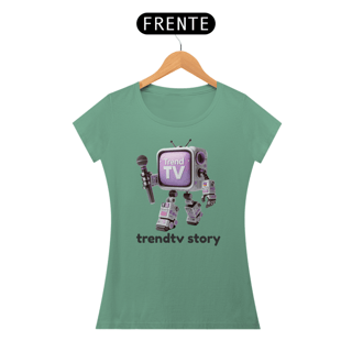 Nome do produto Baby Look feminina - Robozinho Tv Trend BR