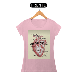 Nome do produto CAMISETA FEMININA CORAÇÃO PURO