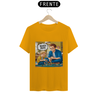 Nome do produto T-Shirt Classic com estampa: Não basta ser pai tem que brincar!