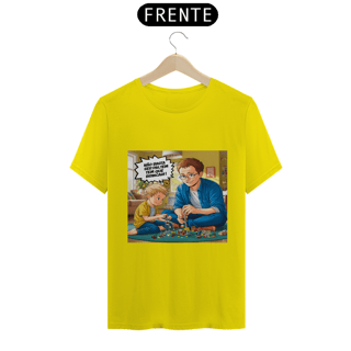Nome do produto T-Shirt Classic com estampa: Não basta ser pai tem que brincar!