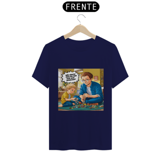 Nome do produto T-Shirt Classic com estampa: Não basta ser pai tem que brincar!