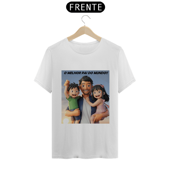 T-Shirt Classic com estampa: O melhor pais do mundo!