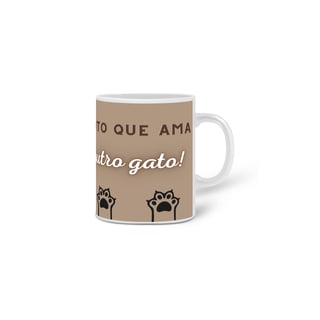 Nome do produto Caneca Gato Ama Gato