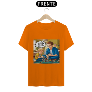 Nome do produto T-Shirt Classic com estampa: Não basta ser pai tem que brincar!