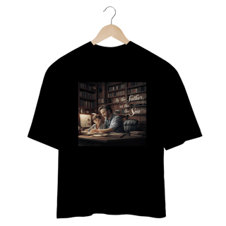 Nome do produto Camiseta Oversized com estampa As The Father As the Son