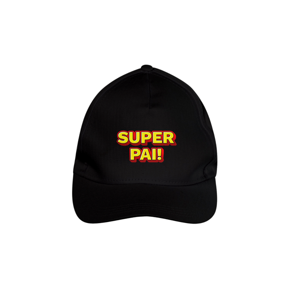 Boné Prime confort com frase: super pai
