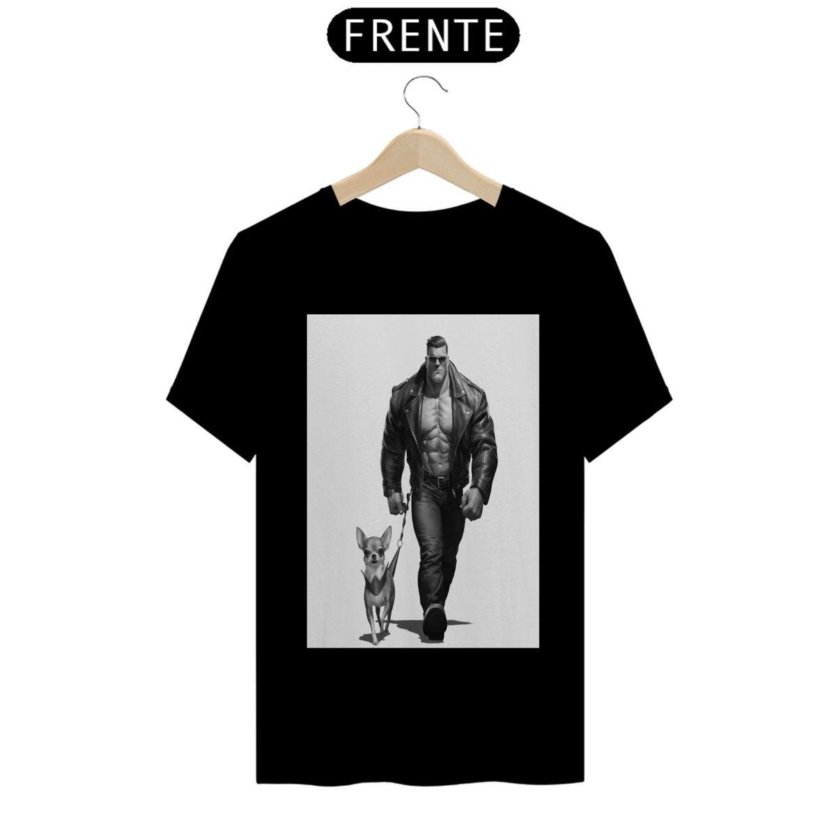 Nome do produto: T-Shirt Prime com estampa de forte com chiuaua