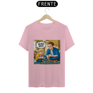 Nome do produto T-Shirt Classic com estampa: Não basta ser pai tem que brincar!