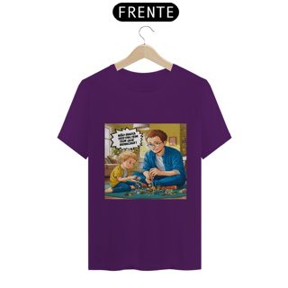 Nome do produto T-Shirt Classic com estampa: Não basta ser pai tem que brincar!