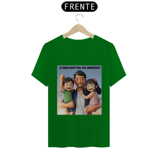 Nome do produto T-Shirt Classic com estampa: O melhor pais do mundo!