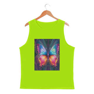 Nome do produto Regata Masc Sport Dry UV Borboleta Colorida