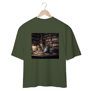 Nome do produto Camiseta Oversized com estampa As The Father As the Son