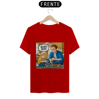 Nome do produto T-Shirt Classic com estampa: Não basta ser pai tem que brincar!