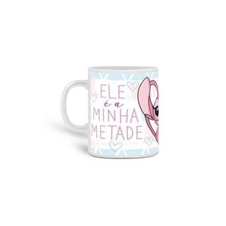 Nome do produto Caneca Stitch metade