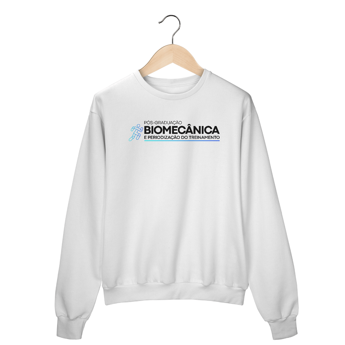 Nome do produto: Moletom Pós em Biomecânica - sem capuz (Branco)