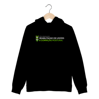 Moletom Pós Reabilitação de Lesões - com capuz (Preto)