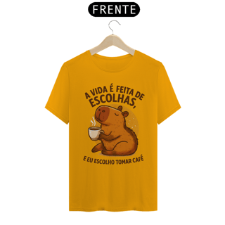 Nome do produto Cam Unissex Capivara Café