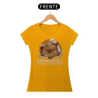 Nome do produto Babylook Fem Capivara & Vinho