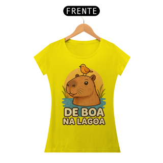 Nome do produto Babylook Capivara de bola na lagoa