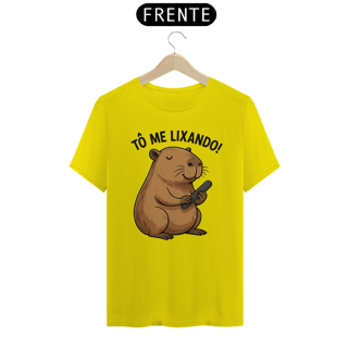 Nome do produto Cam. unissex - Capivara To me Lixando