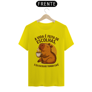 Nome do produto Cam Unissex Capivara Café