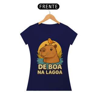 Nome do produto Babylook Capivara de bola na lagoa