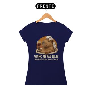 Nome do produto Babylook Fem Capivara & Vinho