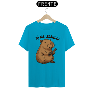 Nome do produto Cam. unissex - Capivara To me Lixando