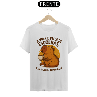Nome do produto Cam Unissex Capivara Café
