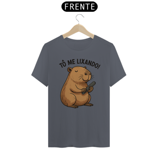 Nome do produto Cam. unissex - Capivara To me Lixando