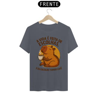 Nome do produto Cam Unissex Capivara Café