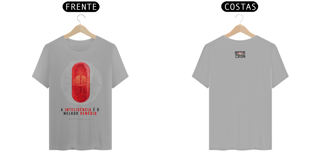 Nome do produto Inteligência é o melhor Remédio - Ozzie Pena - Camiseta Unissex