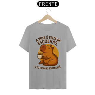 Nome do produto Cam Unissex Capivara Café