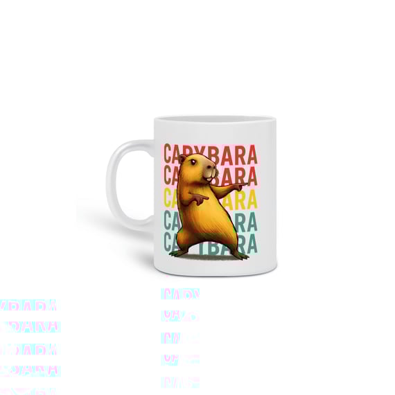 Caneca Capybara Dance