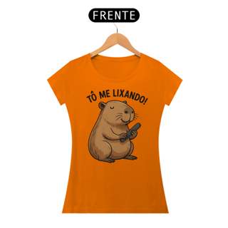 Nome do produto Babylook Fem Capivara To me Lixando
