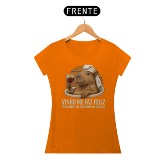 Nome do produto Babylook Fem Capivara & Vinho