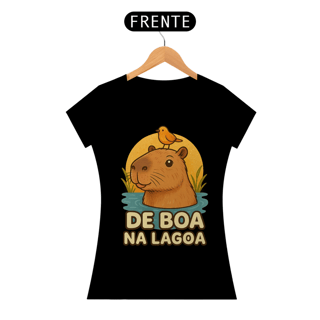 Nome do produto Babylook Capivara de bola na lagoa