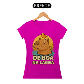 Nome do produto Babylook Capivara de bola na lagoa