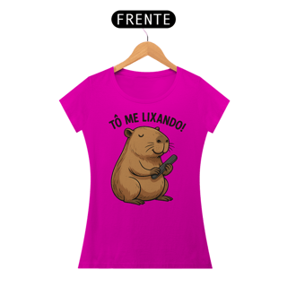 Nome do produto Babylook Fem Capivara To me Lixando