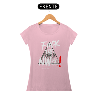 Nome do produto Babylook Fem. - F#ck the New World Order - Ozzie Pena