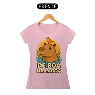 Nome do produto Babylook Capivara de bola na lagoa