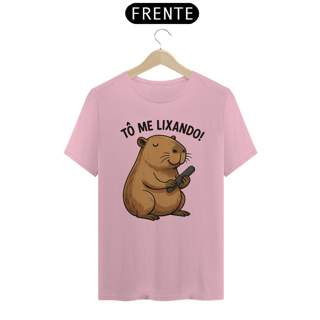 Nome do produto Cam. unissex - Capivara To me Lixando