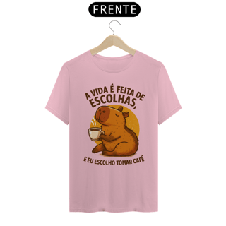 Nome do produto Cam Unissex Capivara Café
