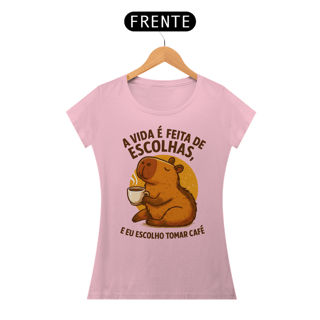 Nome do produto Babylook Fem Capivara Café