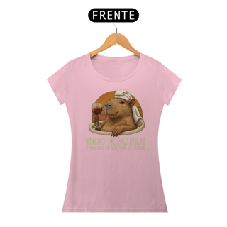 Nome do produto Babylook Fem Capivara & Vinho