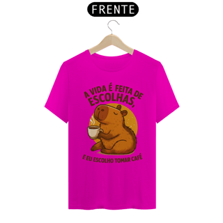 Nome do produto Cam Unissex Capivara Café